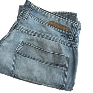 H&M Denim Relaxed Fit Low Waist Jeans Mens 34x32 (34x31) Blue Cotton